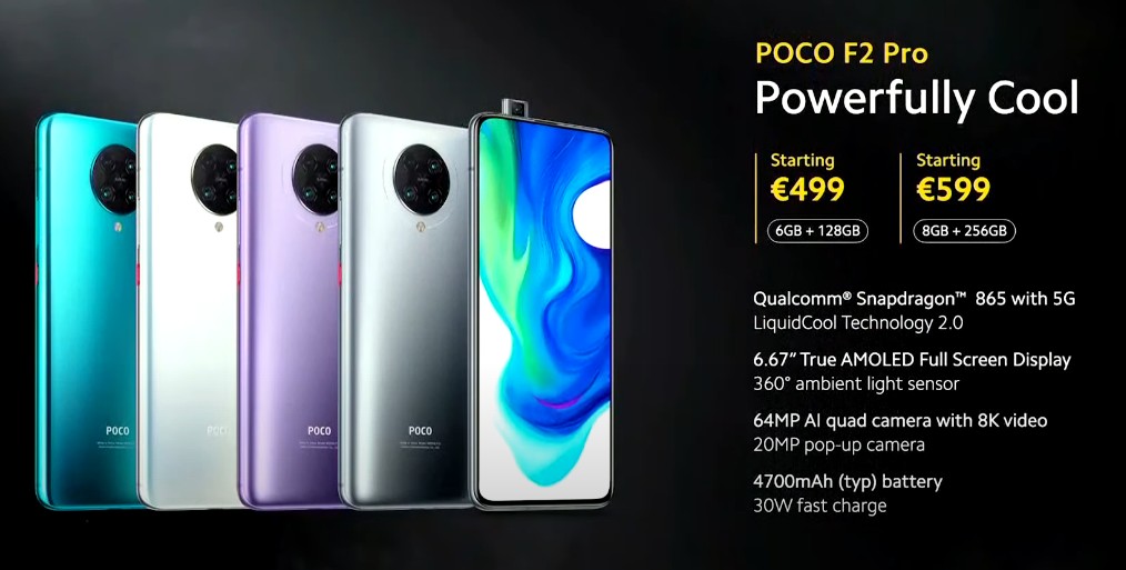 POCO F2 Pro 終於發表！挑戰最划算旗艦 S865 地位