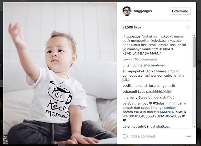 Dapatkan Gambar Keluarga Ringgo Agus Rahman Adu Balas Caption Sabai Dieter Terbaru oleh Katacinta.co