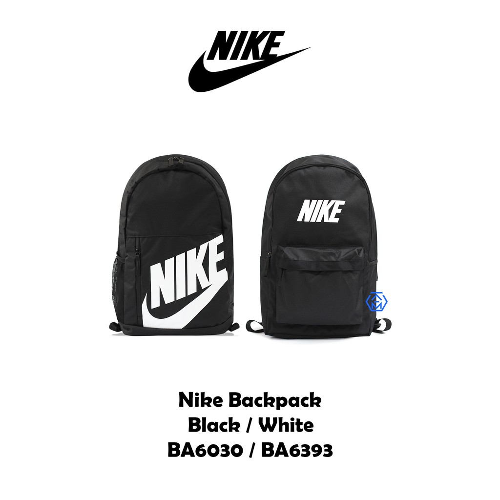 【商品介紹】商品特色: Nike 經典Logo 後背包 簡單的Logo設計，搭配上減壓背帶，極大的容量 不管是運動或平常上課、出國都可以！產品型號: Nike 字樣Logo 後背包 (內含15 筆電夾