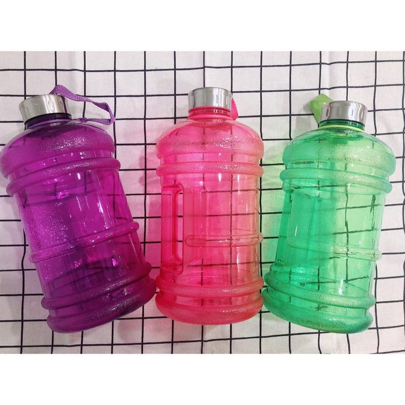 2.2L環保塑料冷水壺 健身水壺 大容量運動水壺 啞鈴水壺