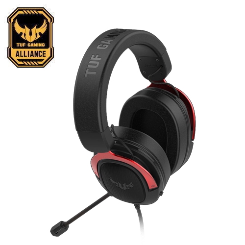 品名 / 規格：【ASUS 華碩】ROG TUF GAMING H3 電競耳機(紅)特色：50 mm ASUS Essence 單體和獨家氣密腔體技術，提供身歷其境的音效體驗特色：Windows So