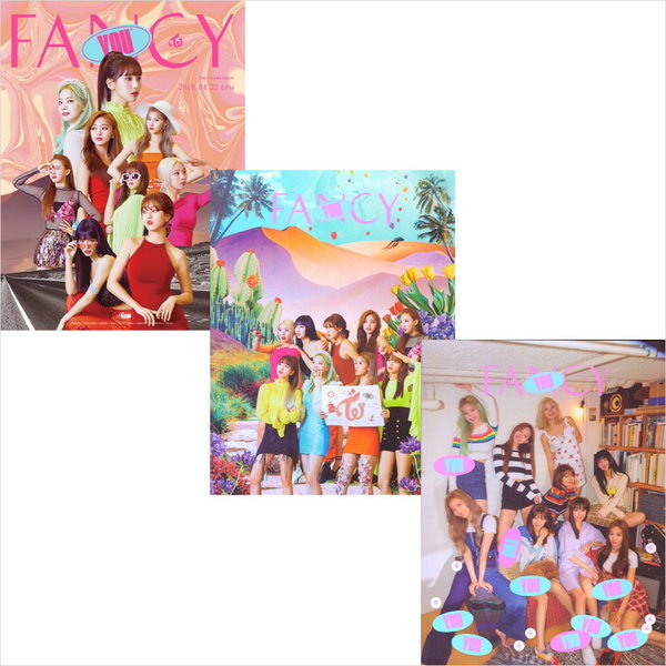 (3種CD+照片卡套裝(10種)+贈送3種海報) TWICE - Fancy You (第七張迷你專輯)