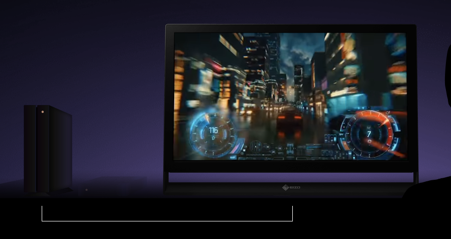 ▲ 由於 FORIS NOVA OLED 面板反應快速，視訊處理輸入延遲也僅有 1.67ms，因此這台螢幕也強打遊戲市場。