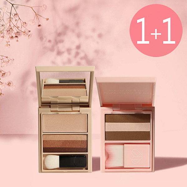 3秒鼻影神器:打造立體鼻樑，超服貼不易飛粉，24H的持妝效果 8秒眼影:完美眼妝、顯色漸層、眼妝持久