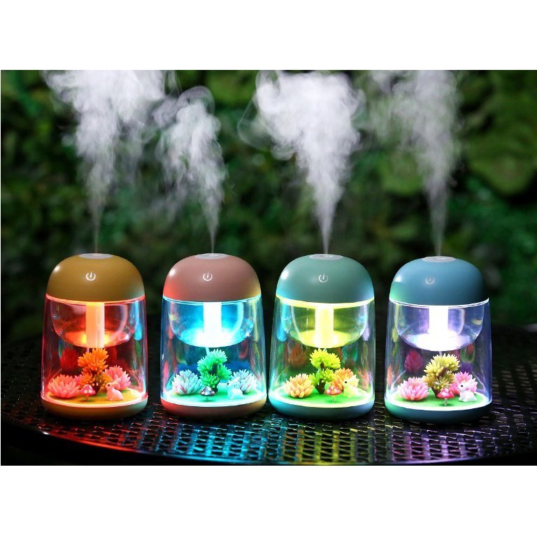 【SG156】微景觀加濕器 靜音usb加濕器空氣淨化器迷你超聲波霧化補水加濕款式顏色 黃色、藍色、粉色、綠色/隨機出材質:(塑料) 規格：約( 10*10*15cm)我們一直想用最大的努力為您呈現我們