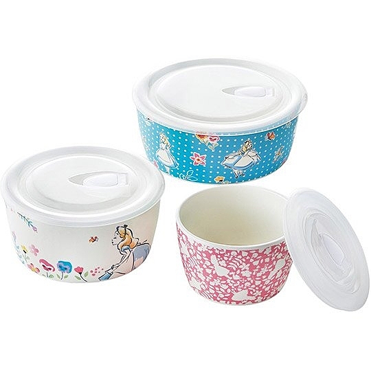 附塑膠蓋上有透氣孔 2小1大組合精緻盒裝 陶瓷耐高溫 也可當湯碗/碗公