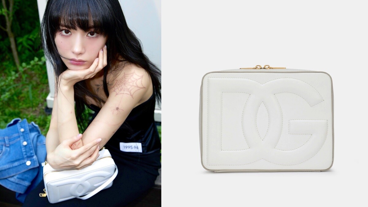 NANA林珍娜精品包收藏2:Dolce&amp;Gabbana DG Logo相機包 價格店洽