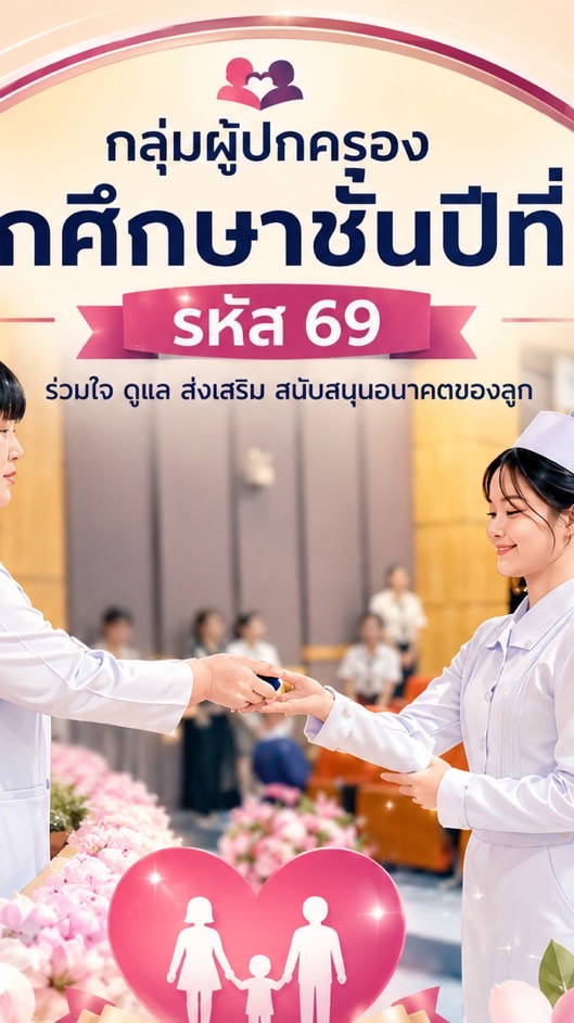 ผู้ปกครองนักศึกษาชั้นปีที่ 1 รหัส69