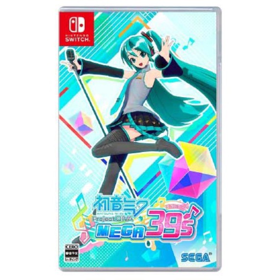 發售日期2020/02/13內含可遊玩的樂曲共 101 首收錄了300套以上的服裝模組《初音未來 Project DIVA MEGA39's》為「SEGA feat. HATSUNE MIKU Pro