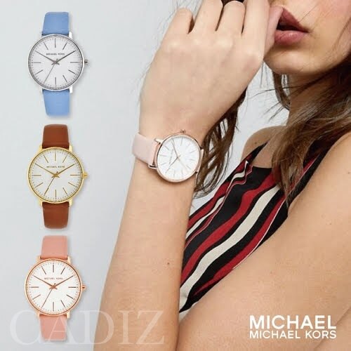 現貨 美國正品 Michael Kors 簡約素面真皮手錶 Leather Watch MK2739 MK2740 MK2741