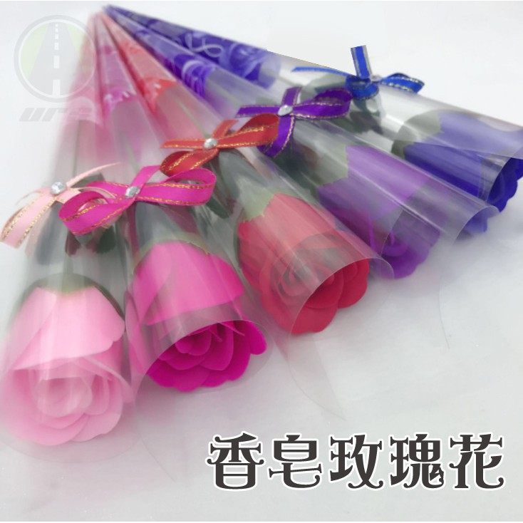 [滿千免運] URS 粉紅香皂玫瑰花 台灣公司附發票 環保肥皂 香皂玫瑰花 情人節母親節畢業求婚結婚贈品禮品禮物獎品