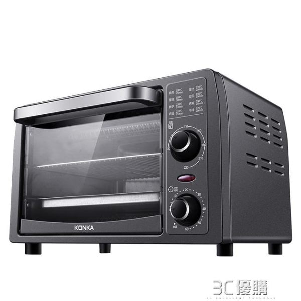 KAO-13T1電烤箱家用烘焙小型多功能干果機嫩迷你小烤箱全自動