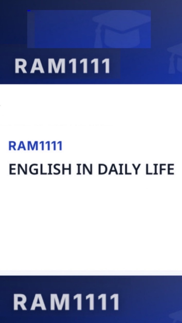 RAM1111 E-TESTING