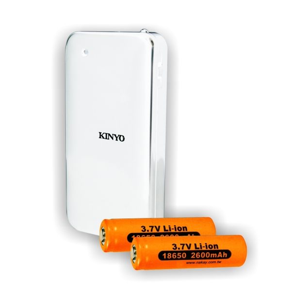 KINYO耐嘉 CQ-450 多功能 雙槽18650鋰電池充電器+行動電源 充電器 電池充電器
