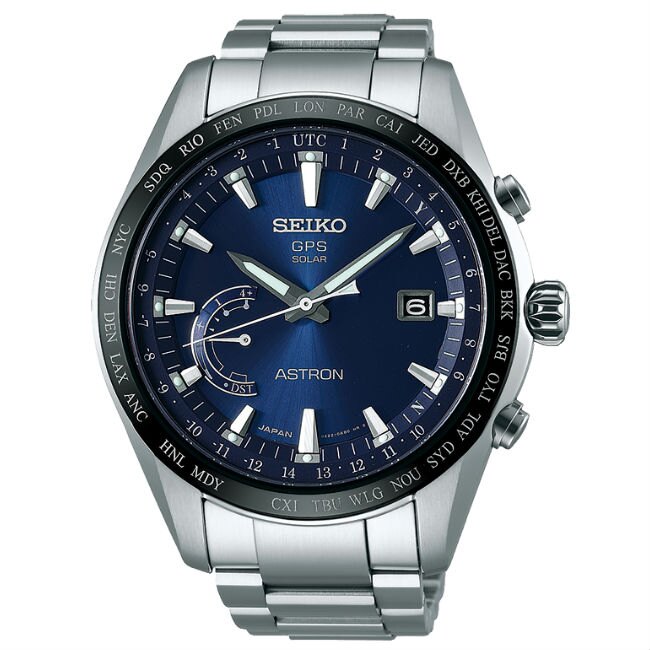 Seiko 精工錶 Astron 8X22-0AG0A(SSE109J1)太陽能GPS對時鈦金屬腕錶/藍面44.8mm