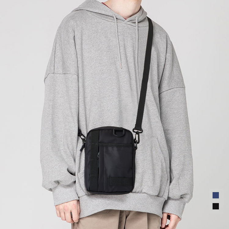 日韓簡約 牛津布單肩分袋小方包