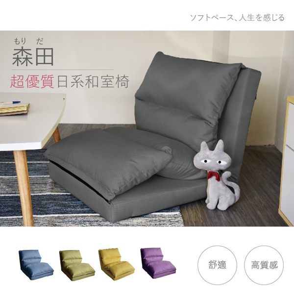 【BNS家居生活館】Morita森田和室椅沙發床【枕頭可拆洗】 沙發床