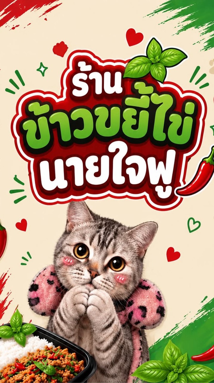 ร้านข้าวขยี้ไข่นายใจฟู😻🍳🍽️
