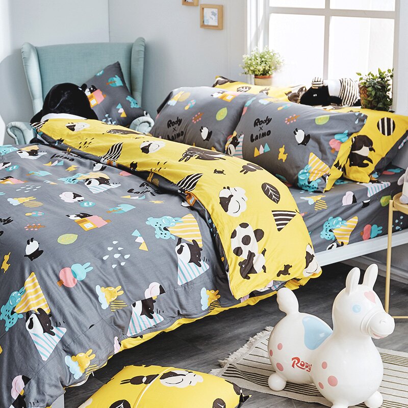 被套 / 雙人-100%精梳棉【Jump！馬來貘x蹦跳Rody】6X7尺雙人被套 獨家人氣插畫家 聯名款 戀家小舖 台灣製 好窩生活節