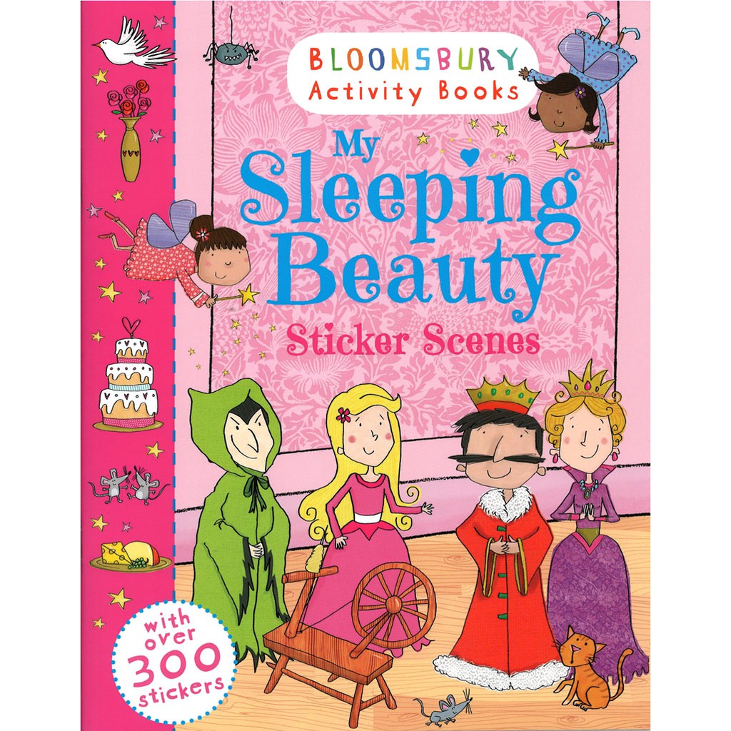 MY SLEEPING BEAUTY｜英文故事貼紙書｜睡美人【麥克書店】