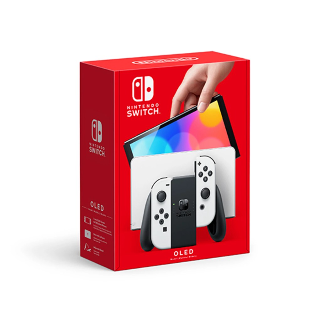 【預購依序發貨】任天堂 Nintendo Switch (OLED款式) 台灣公司貨黑色主機 白白 手把+遊戲+支架