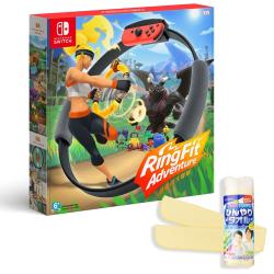 ◎加碼送超激涼毛巾|◎娛樂、健身同時擁有，加強核心、鍛鍊肌肉的好夥伴|◎遊戲支援繁體中文商品名稱:NintendoSwitch健身環大冒險+專屬控制器Ring-Con品牌:Nintendo任天堂類型: