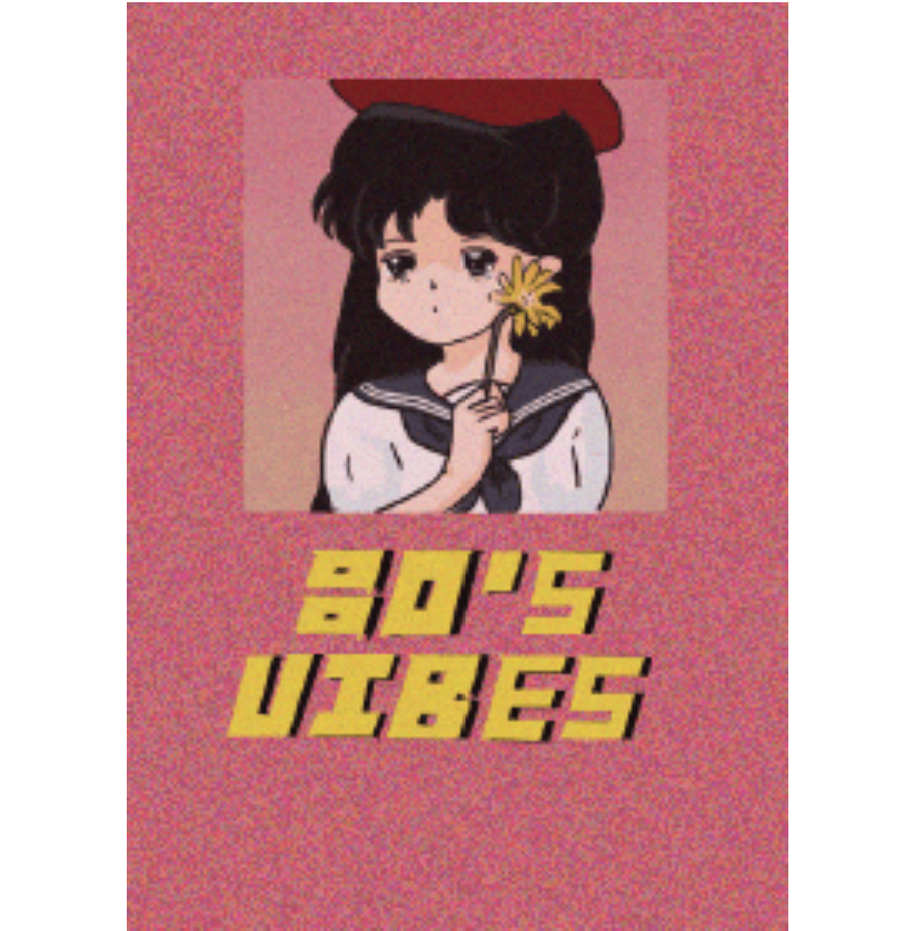 80's aesthetic vibes.