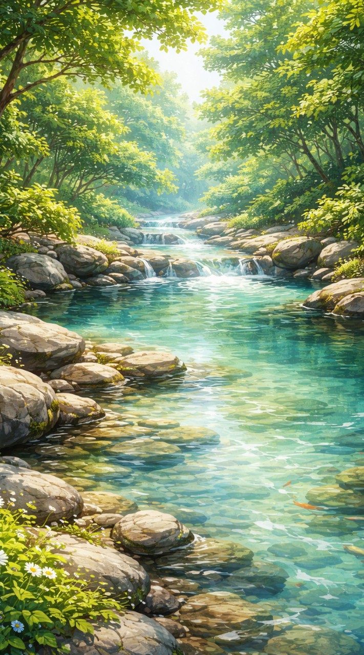 🏞️สายธารริมน้ำ🏞️