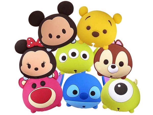 Disney 迪士尼 TSUM TSUM~手機立架+捲線器(1入) 多款可選【D291470】，還有更多的日韓美妝、海外保養品、零食都在小三美日，現在購買立即出貨給您。