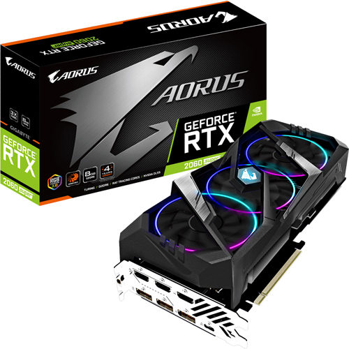 GIGABYTE 技嘉 AORUS GeForce RTX 2060 SUPER 8G 顯示卡 GV-N206SAORUS-8GC