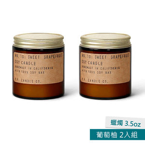 美國P.F. Candles CO.蠟燭3.5oz 2入組 葡萄柚