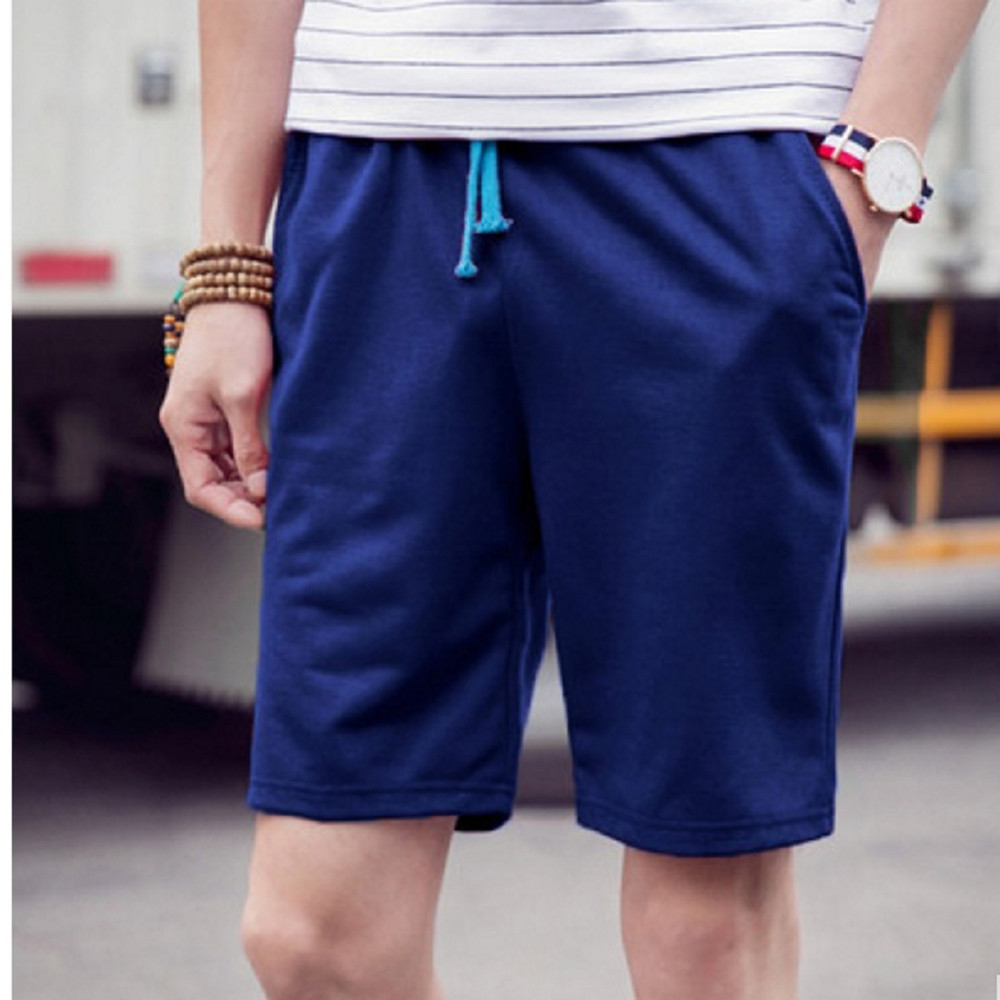 韓版鬆緊帶薄款5分褲L03368BK黑色/DB藏青/BG深灰/G灰色/B藍色/W白色 /HG綠色