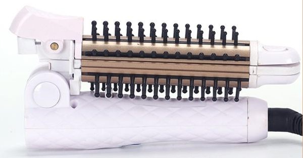 直髮梳 4合1美髮器陶瓷捲髮棒折疊調溫夾板直髮梳捲髮玉米水波紋波浪熨板 生活主義