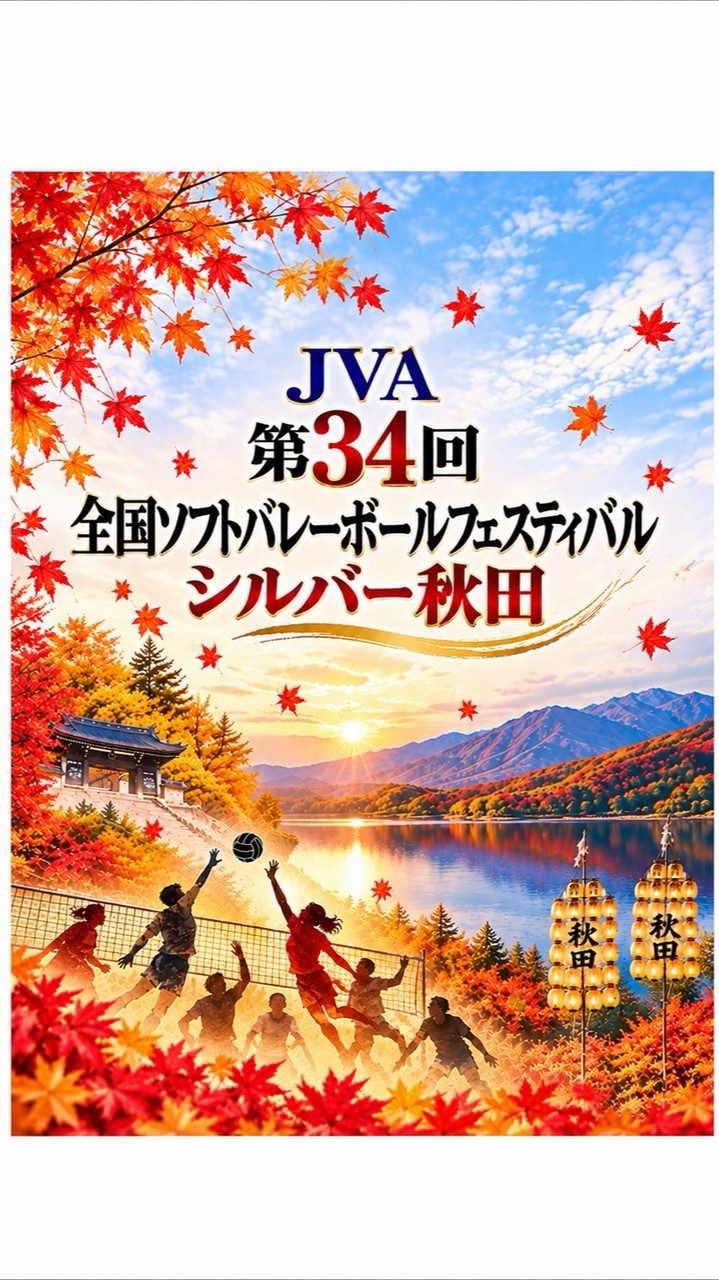 JVA第34回全国ソフトバレーボールフェスティバル シルバー秋田