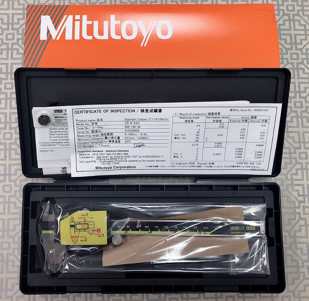 【卡尺專家】日本Mitutoyo 三豐電子數位液晶卡尺 500-196-30