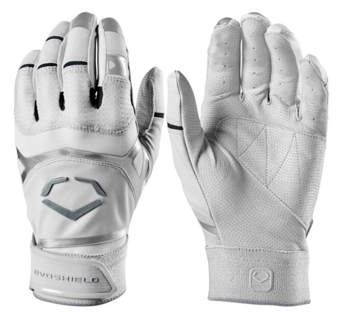 棒球世界 全新EvoShield XGT MLB 打擊手套一雙特價白色EVO