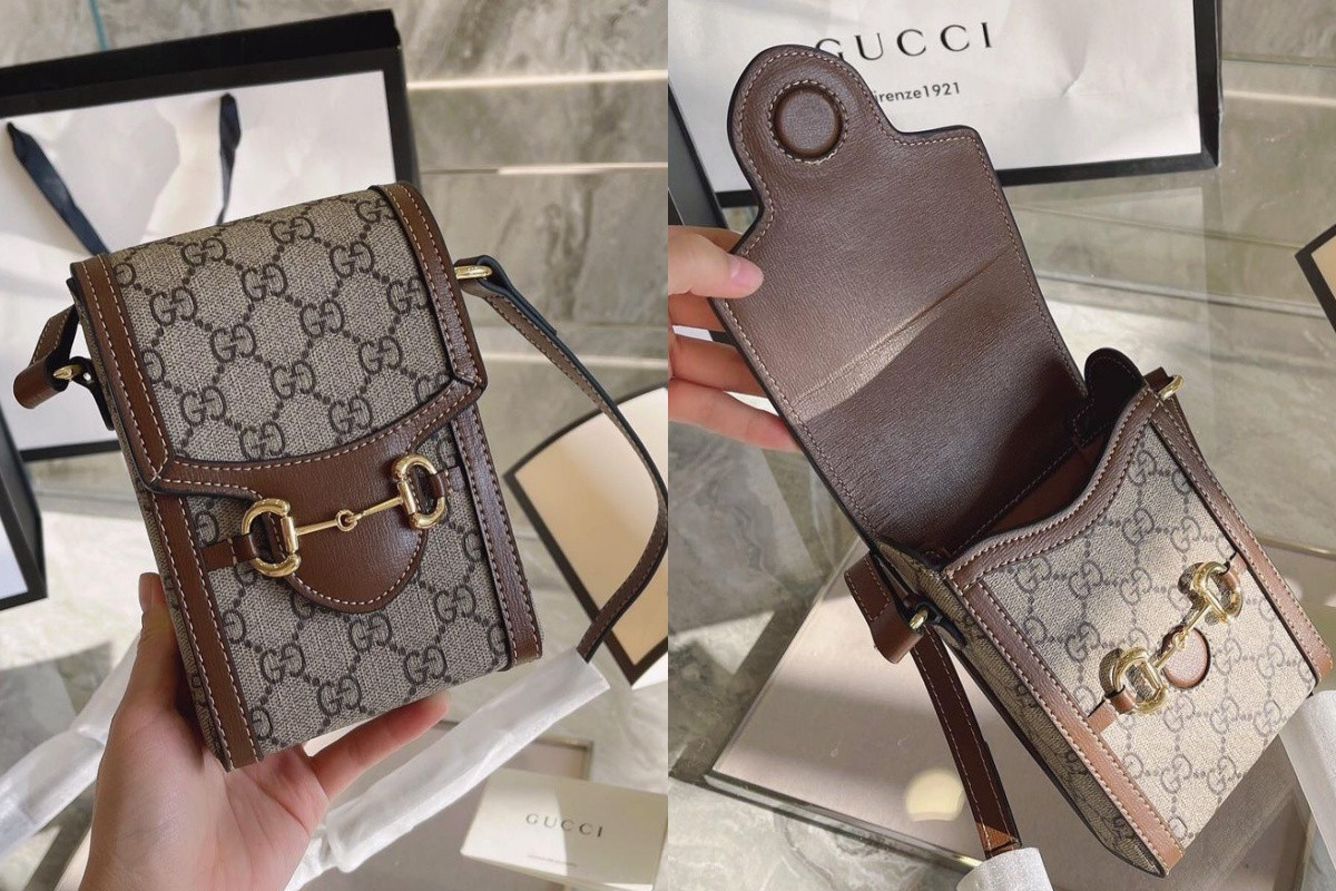 GUCCI 馬銜扣1955迷你袋，HK$ 7550（約NT.27150）
