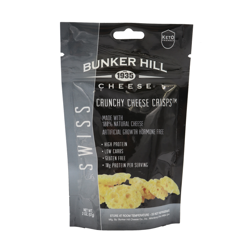 [美國 BUNKER HILL] 低碳純起司脆餅-瑞士起司(57g/包)