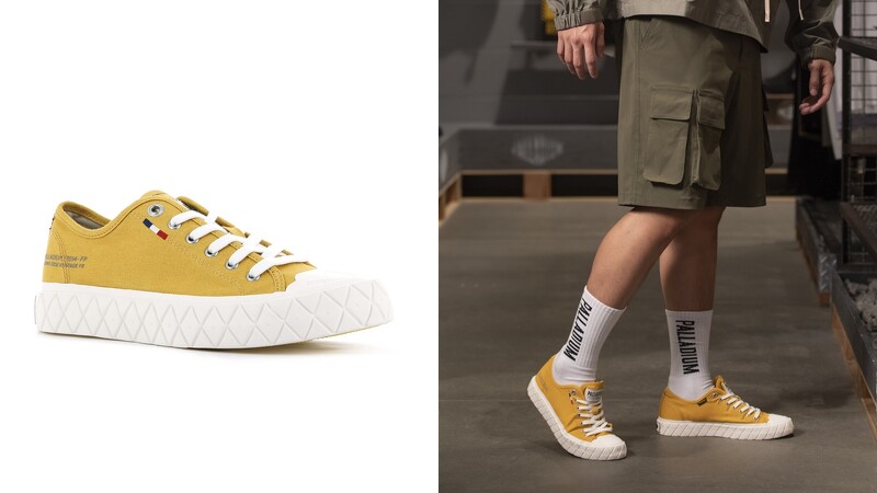 蜂蜜芥末色鬆餅鞋，NT2,280