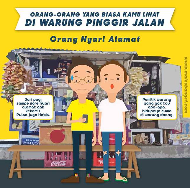 Heran, Kenapa 6 Jenis Orang Ini Selalu Ada di Warung Pinggir Jalan