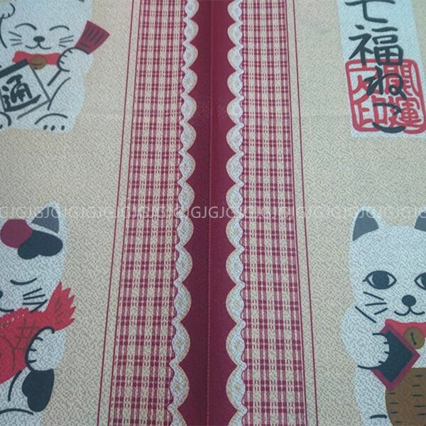 七福招財貓長門簾