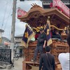 ミニだんじり見せ合いしよう！
