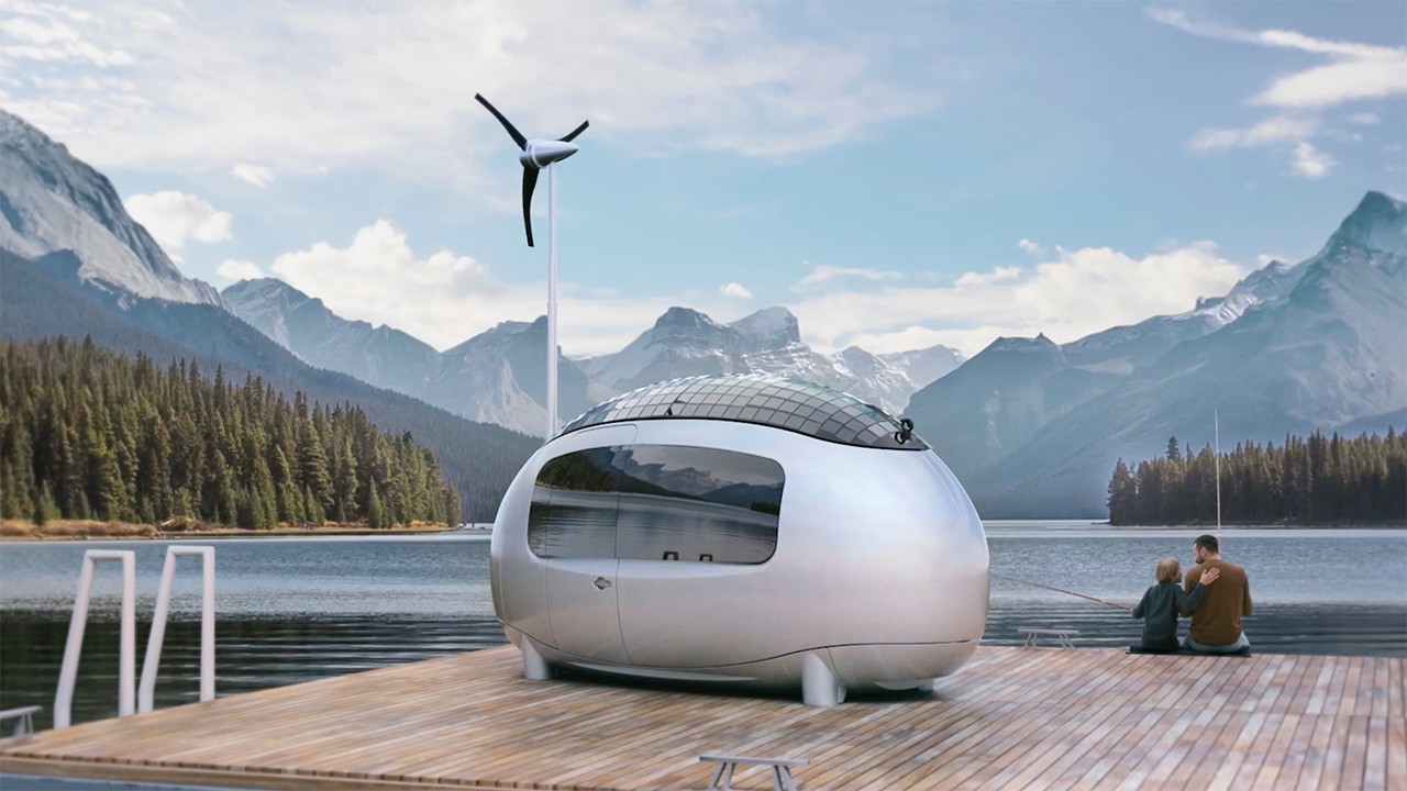 未来の家感がすごい完全自立型マイクロホーム Ecocapsule こんな 離れ が欲しかった