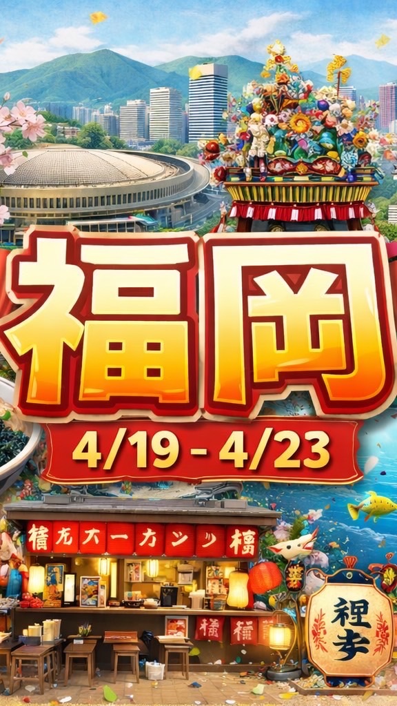 4/19-23日本福岡代購🇯🇵