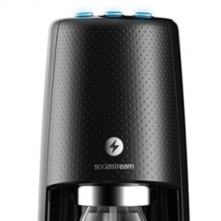 【送保溫後背包】Sodastream Spirit One Touch (黑) 電動氣泡水機 汽水機 蘇打水製造機 自動扣瓶