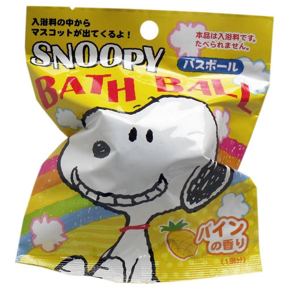 SNOOPY 史努比 入浴劑 沐浴球 內附小玩具