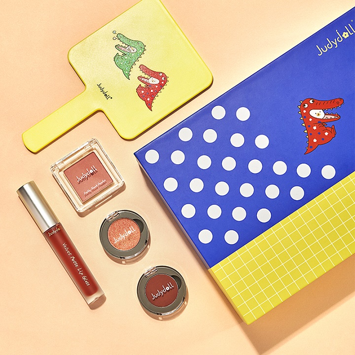 【眼妝】Judydoll橘朵禮贊系列禮盒03單色眼影G33唇釉68學生套裝官方
