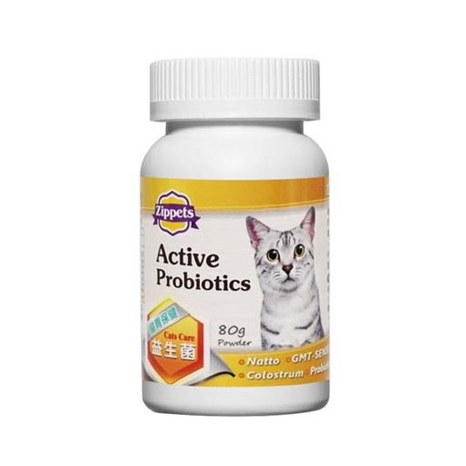 Zippets 吉沛思 貓咪益生菌腸胃保健顆粒 80克 台灣產 窩的毛王子