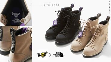 Dr.Martens X The North Face 聯名推出「機能型馬汀靴」！時尚米、經典黑二色，耐髒、好走又百搭！