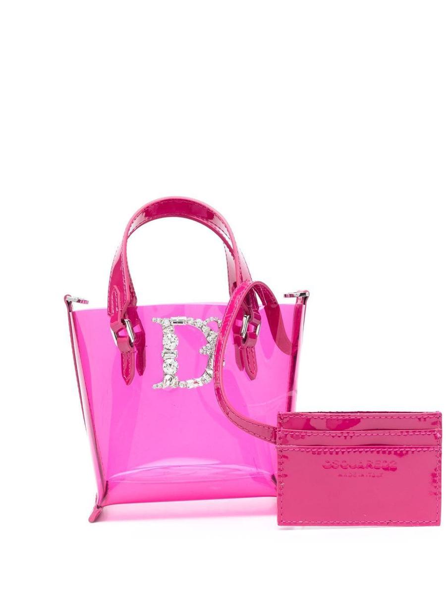 DSQUARED2 Logo PVC shopping bag